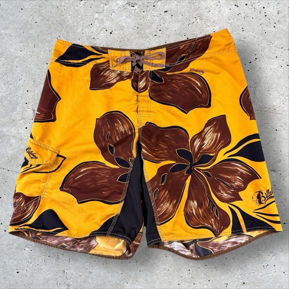 Billabong Other - Billabong Y2K Surfwear Baggy Embroidered Graphic Swim Board Surf Shorts Men's 42